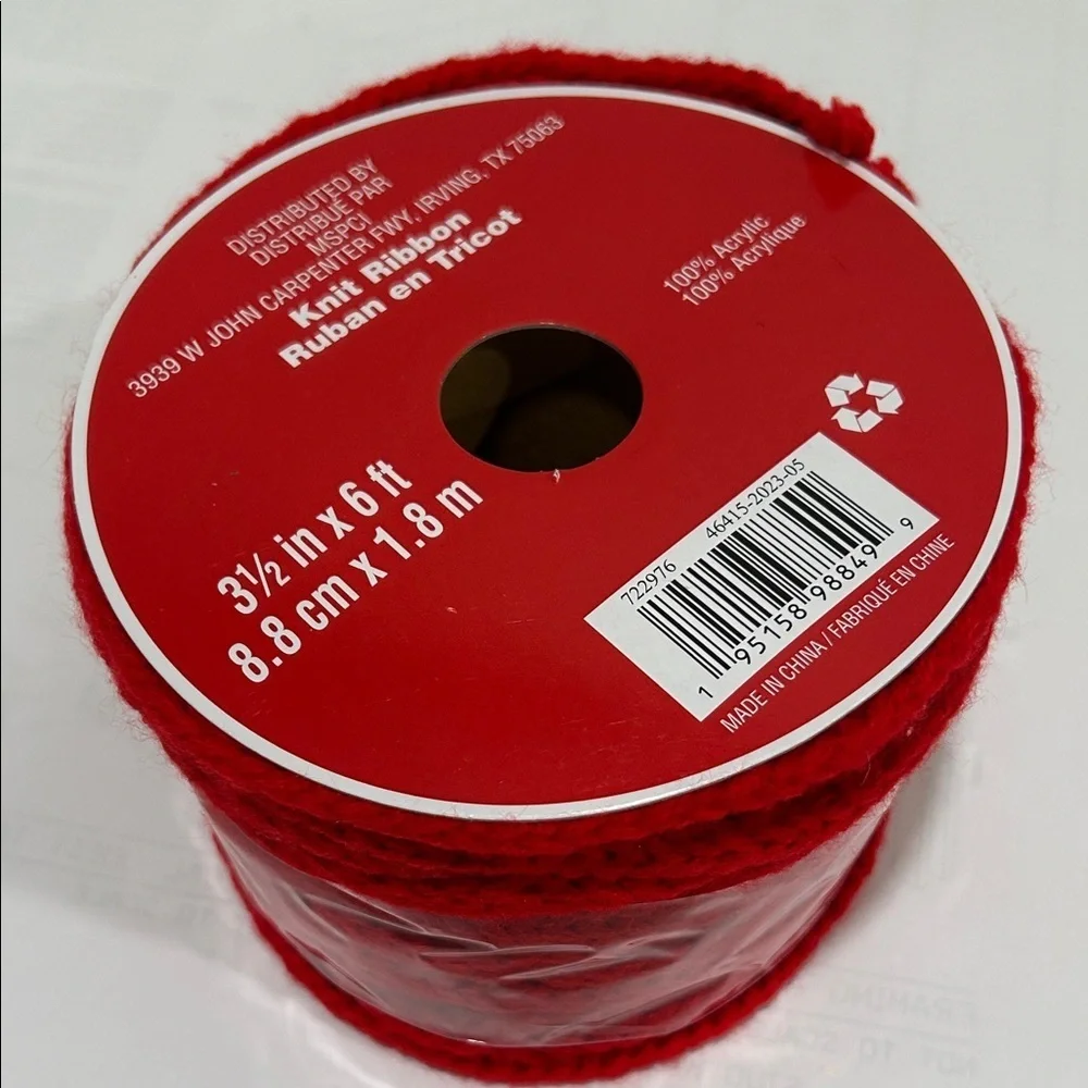 Red Craft Ribbon
